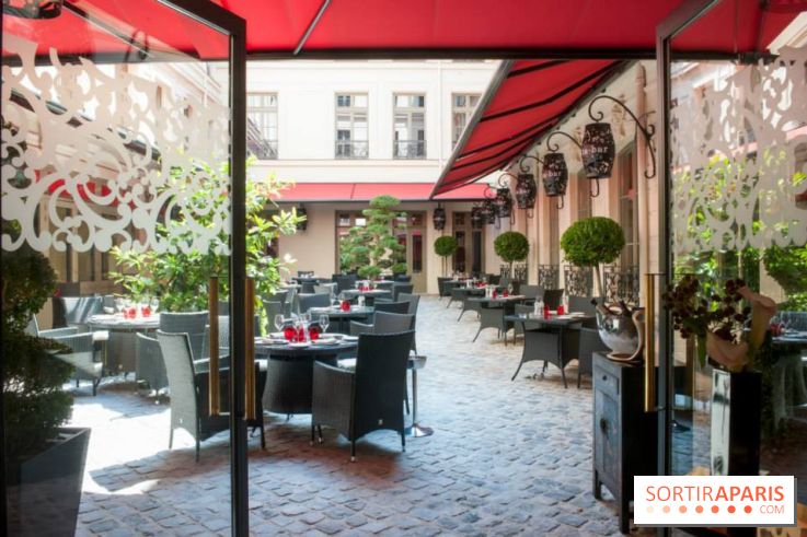 La terrasse du Buddha Bar Hotel Paris