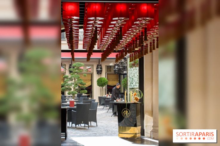 La terrasse du Buddha Bar Hotel Paris