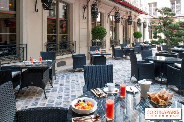 La terrasse du Buddha Bar Hotel Paris