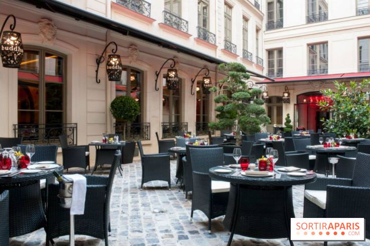 La terrasse du Buddha Bar Hotel Paris