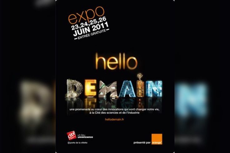  Hellodemain, La Cité des Sciences & de l'Industrie, Parc de la Villette, Orange, exposition