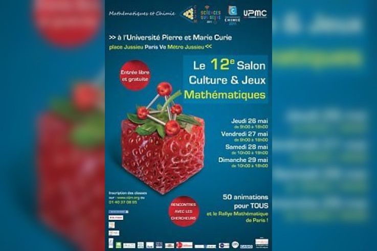 salon culture et jeux mathématiques 2011, sciences sur seine