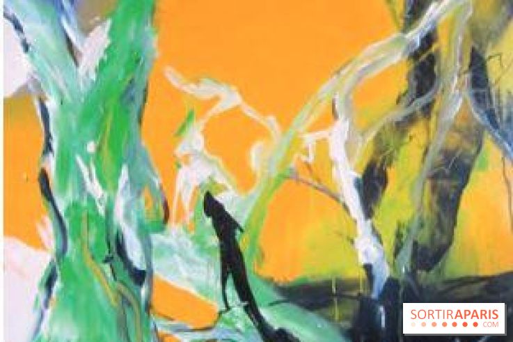 Geneviève PEDEAU-SAID , Fable du désir et de l'échec, 2013, acryl. sur toile, 130 x 130 cm