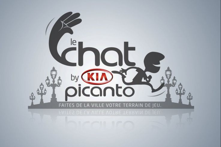 Le Chat by Kia Picanto, Chat perché, Rues de Paris, Kia