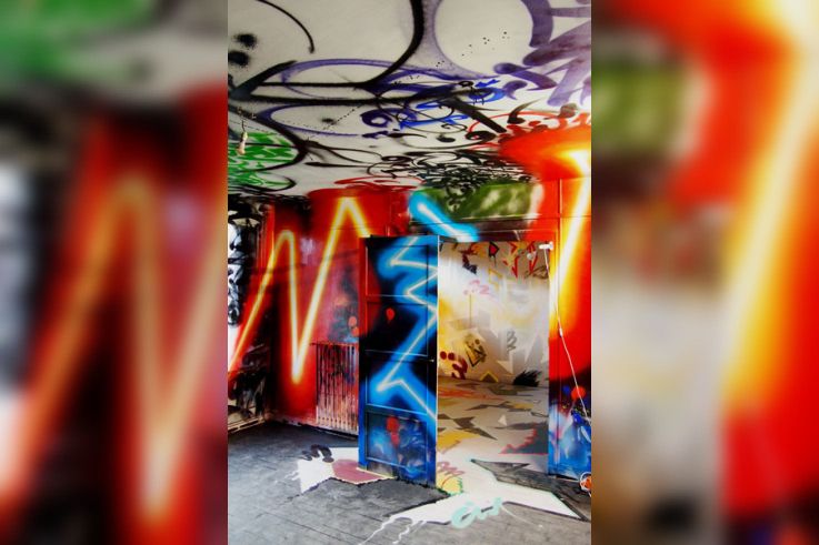 Marko93 wall street art graff Tour Paris 13 - Galerie Itinerrance Gallery project