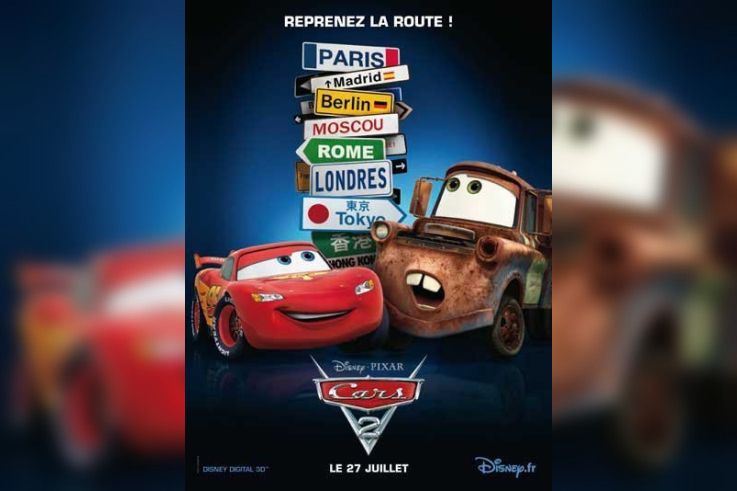 Cars2, Pixar, film d'animation