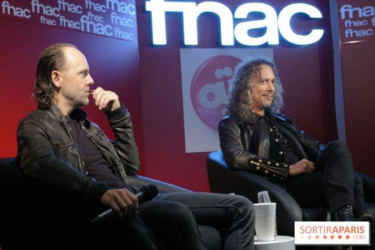 Metallica à la Fnac des Ternes