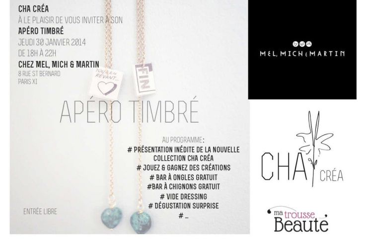 L'apéro timbré débarque à Paris le 30 janvier