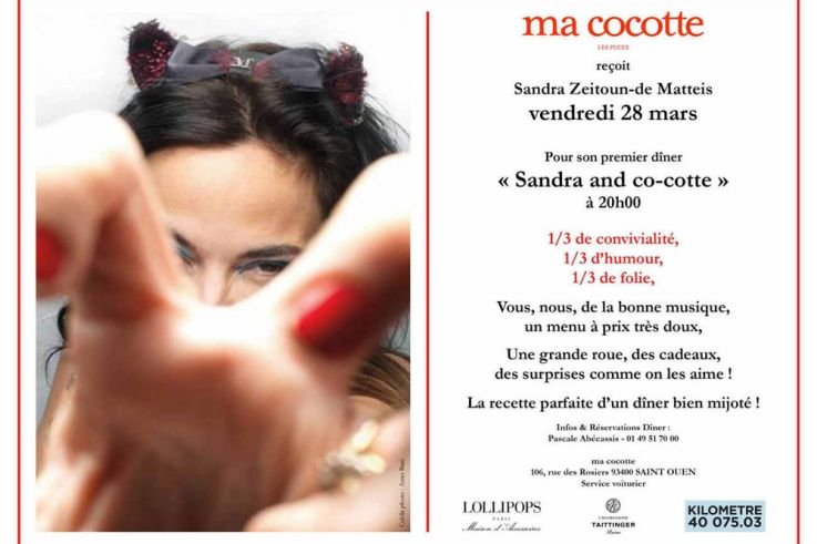 Ma Cocotte reçoit Sandra Zeitoun-de Matteis