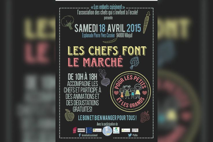 Les chefs font leur marché à Villejuif