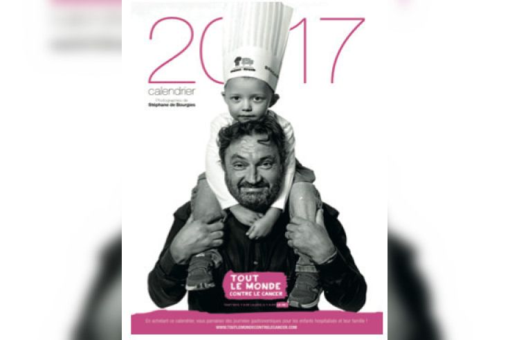 12 grands chefs prennent la pose pour un calendrier contre le cancer