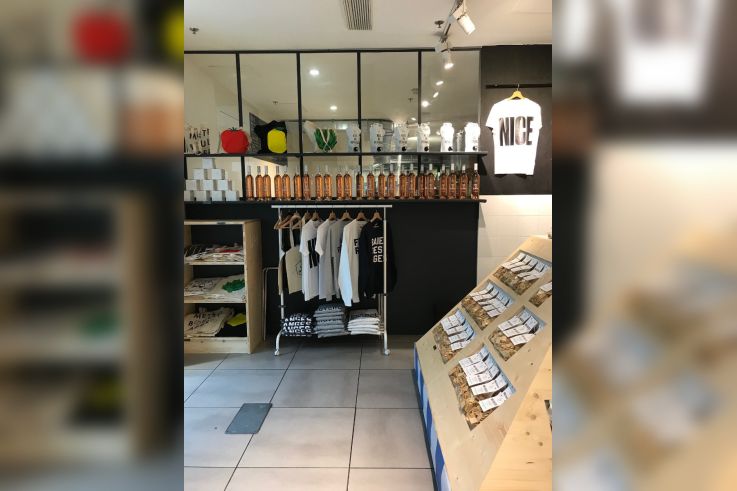 Les Niçois installent un pop-up store "French Riviera" aux Galeries Lafayette