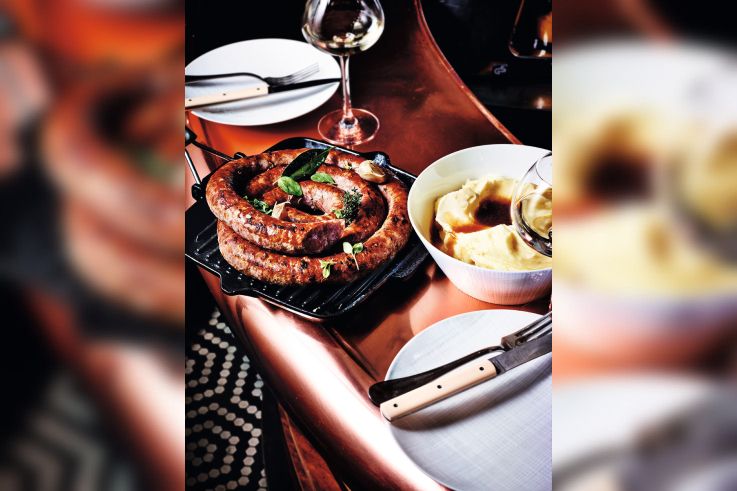"La meilleure saucisse purée" est à l'honneur chez Lazare !