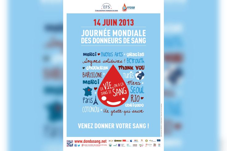 Journée mondiale des donneurs du sang