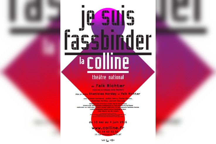 je suis fassbinder théâtre de la colline