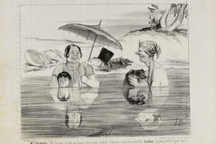 Plages à Paris selon Daumier à la Maison de Balzac