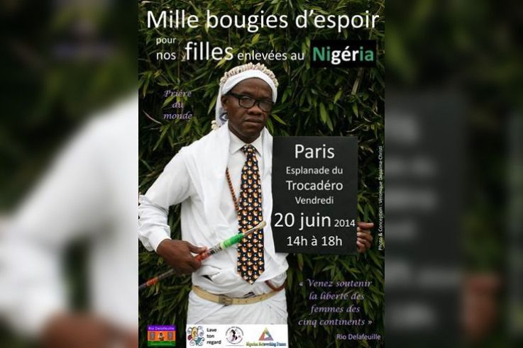 mille bougies d'espoir, Place du Trocadéro