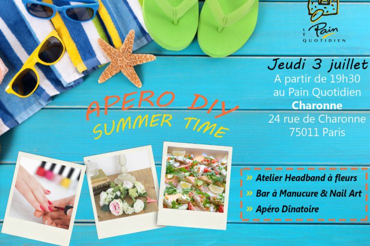 Apéro DIY #2, la soirée filles au resto Le Pain Quotidien