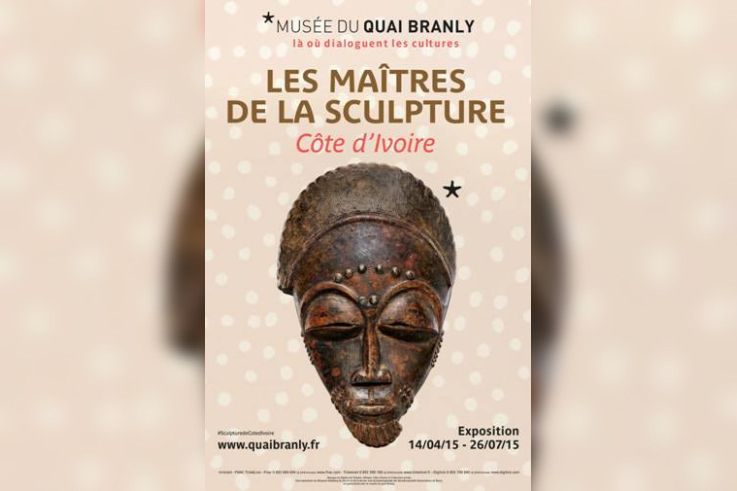 sculpture de Côte d'Ivoire au Musée du Quai Branly