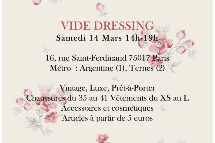 Vide dressing Particulières