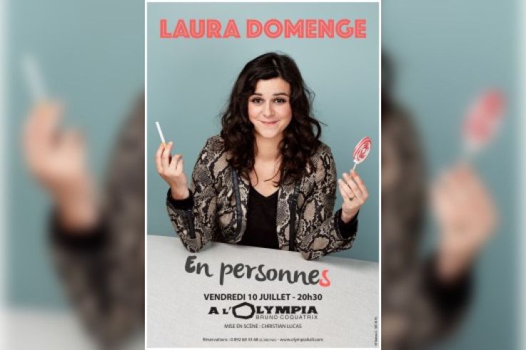 Laura Domenge, en personnes à l'Olympia 