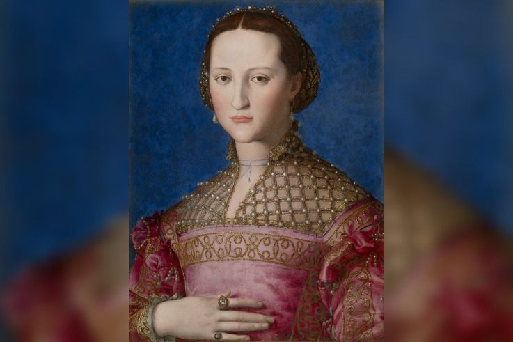 Agnolo Bronzino,Portrait d’Eléonore de Tolède, 1522