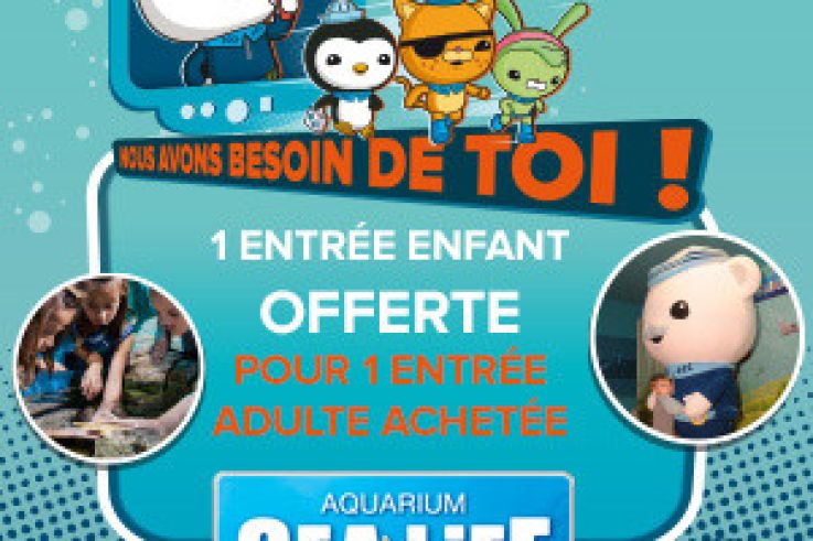 Sea Life accueille les Octonauts