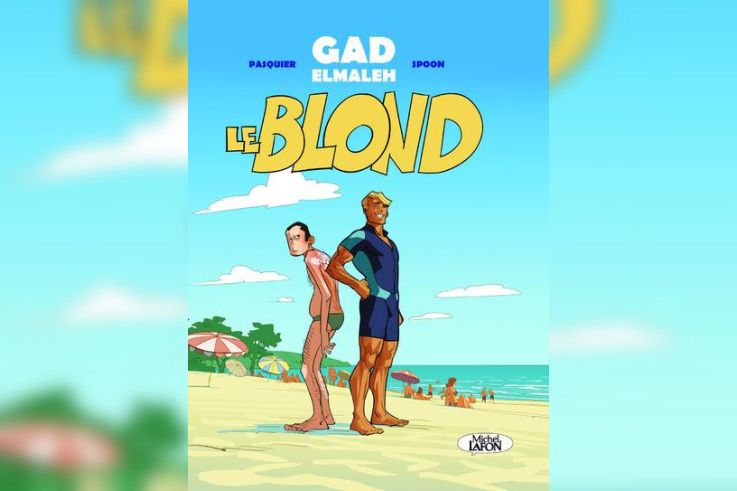 Gad Elmaleh en dédicace à la FNAC des Ternes pour la sortie de la BD Le Blond