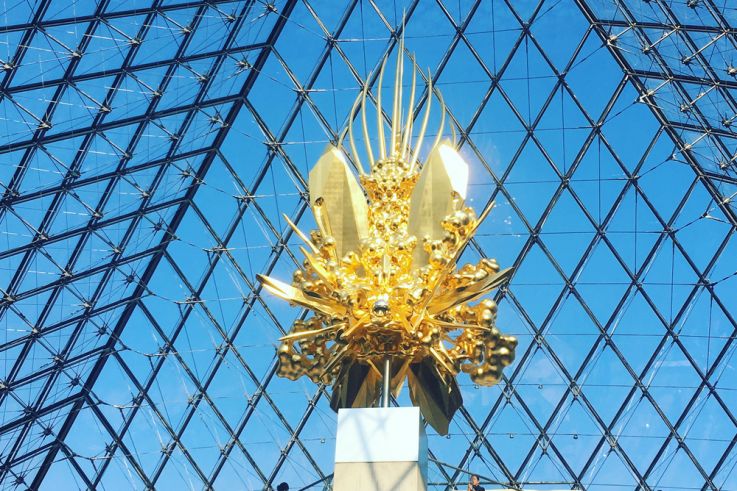 Saison Japonisme 2018 : Trône, l'œuvre de Kohei Nawa exposée au Louvre