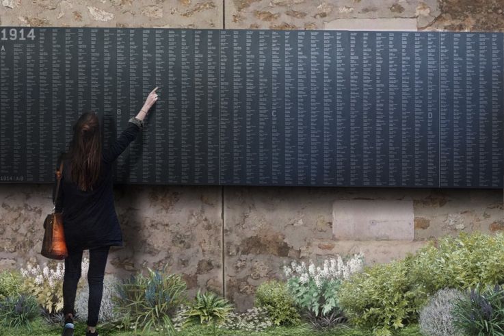 Inauguration du Monument aux Morts parisiens de 14-18 le 11 novembre 2018