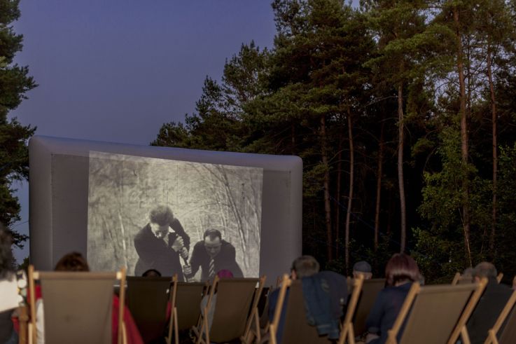 Les aventures de Robin des Bois, séance de cinéma en plein air en forêt de Sénart