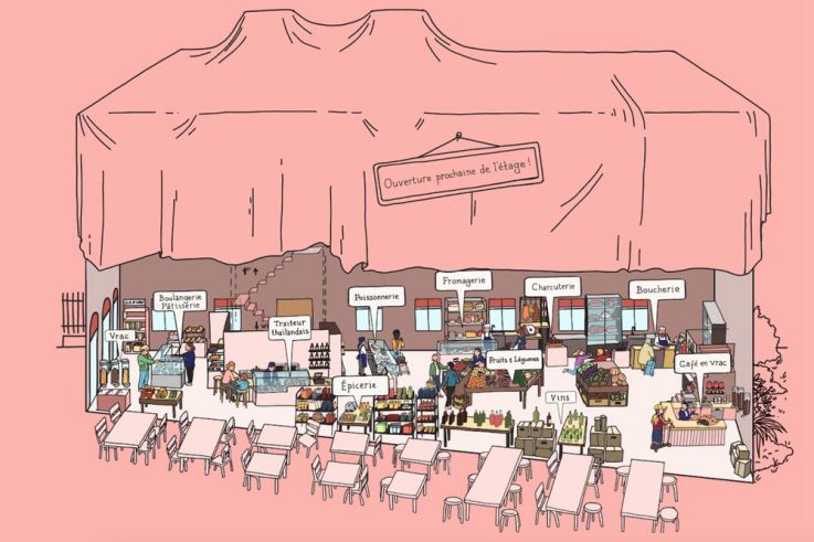 Douze Paris, la nouvelle halle gourmande du 12e 