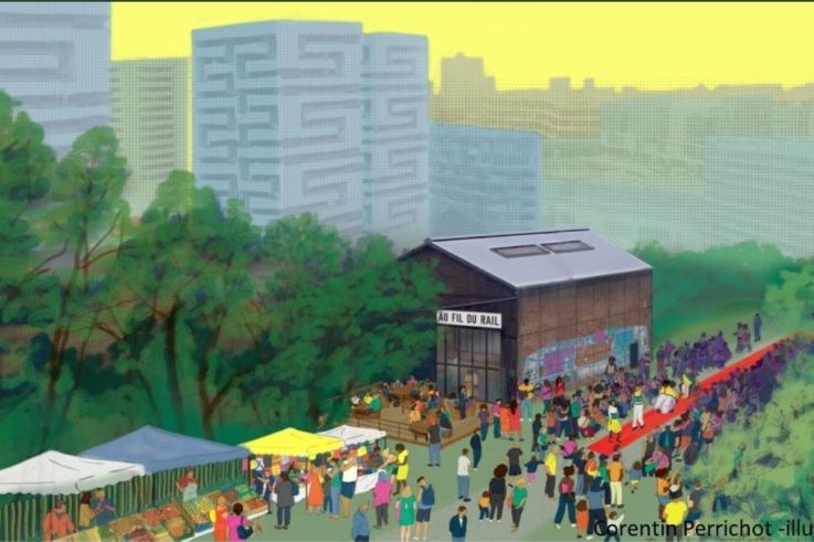 Au fil du Rail : la Petite Ceinture va accueillir un nouveau lieu de vie à Curial