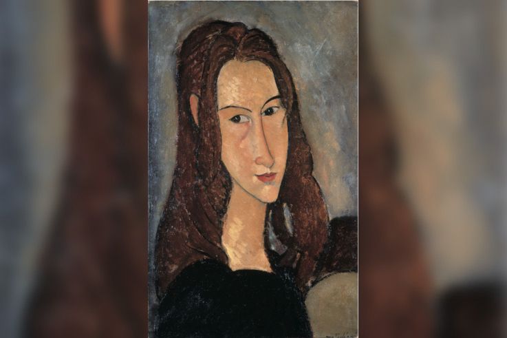 exposition Modigliani Pinacothèque, exposition Pinacothèque 2012, exposition Modigliani Paris 2012, Modigliani Soutine et l'aventure du Montparnasse, Portrait de la jeune fille rousse Amedeo Modigliani © Photo : Pinacothèque de Paris