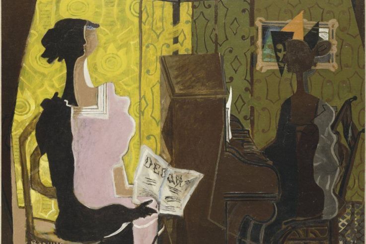 Art en Guerre au Musée d'Art Moderne | Georges Braque, Le duo, 1937  © Centre Pompidou, MNAM-CCI, Dist. RMN /  Droits réservés  © ADAGP, Paris 2012 