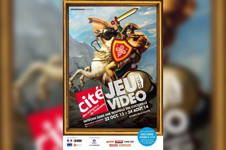 affiche exposition Jeu video Cité des Sciences