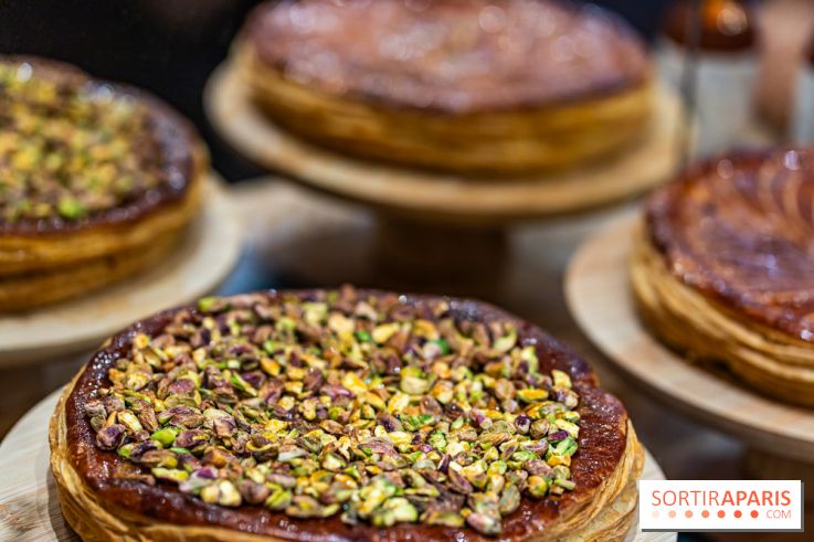 Les galettes des Rois frangipane Amande et Pistache chez Jardin Sucré 2024