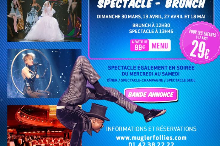 Brunch en famille au Mugler Follies