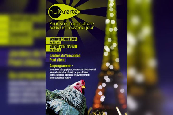 Nuit Verte 2014 au Trocadéro