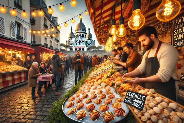 Fête de la coquille Saint-Jacques 2025 à Montmartre