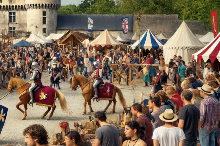 La Fête médiévale de Dourdan 2025 en Essonne avec marché, tournoi et spectacles 