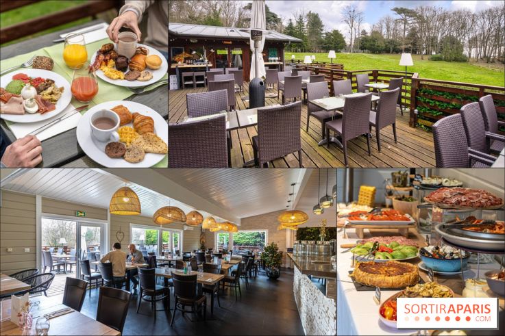 Le brunch à volonté de la Parenthèse Verte dans les Yvelines et sa terrasse au vert
