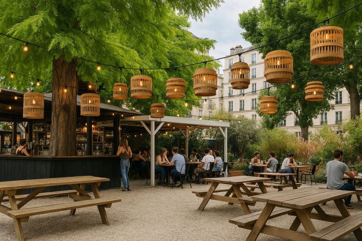 Le Café A : le restaurant-terrasse cachée à découvrir près du Canal Saint-Martin