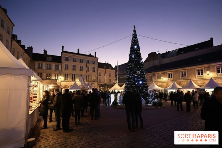Le Marché de noël de Melun en Seine et Marne - 77