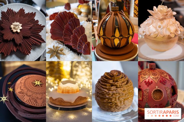 Les bûches de Noël exceptionnelles à Paris 2025 les créations folles des palaces et grandes Maisons