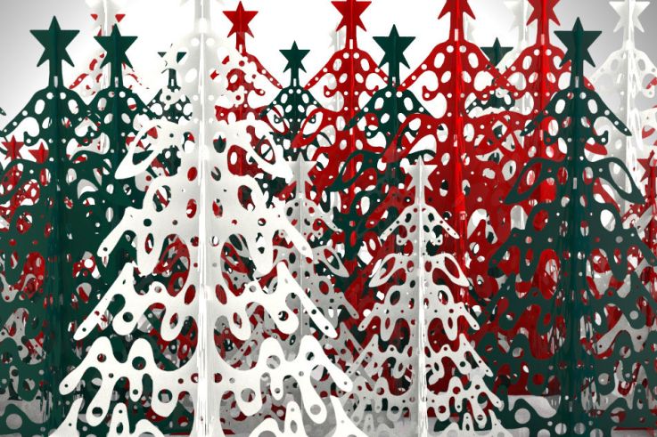 votre sapin en métal design gratuit à Paris