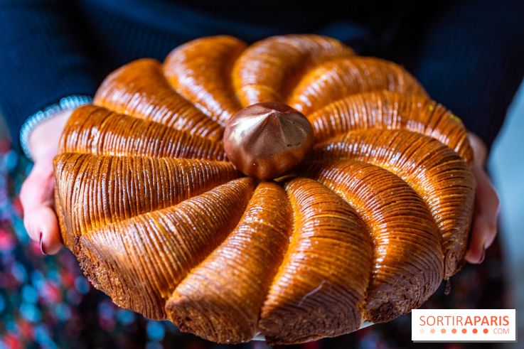 La sublime galette des Rois du Lutetia spéciale noisette