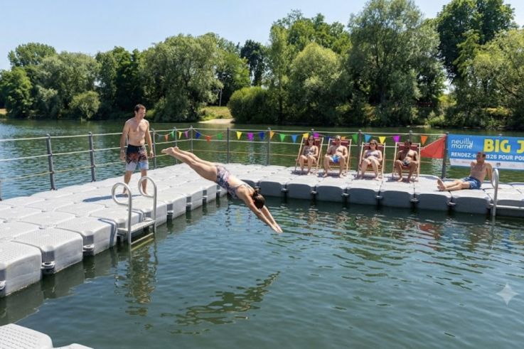 Baignade dans la Marne : un nouveau site ouvre à Neuilly-sur-Marne en Seine-Saint-Denis