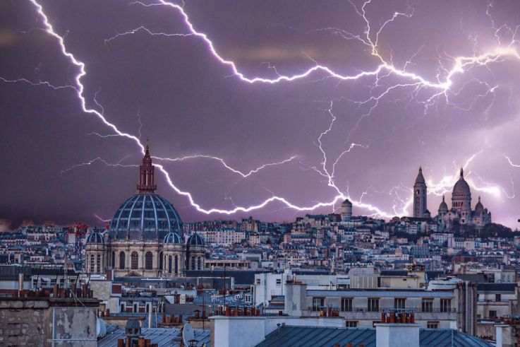 Orages, l'île de France en vigilance jaune ce mardi