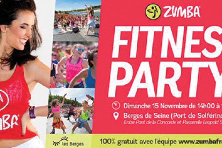 Zumba Fitness Party sur les Berges de Seine